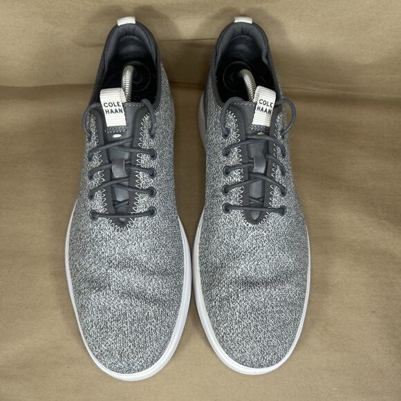Cole Haan Men 11 GrandPlus Essex Distance Knit Oxford Nimbus Cloud Gray C30821 - Picture 4 of 11